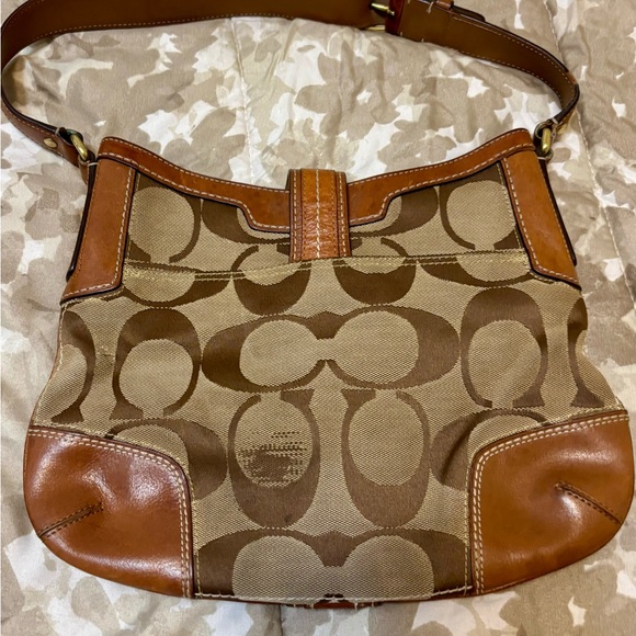 Coach Brown and Tan Women's Bag - Picture 2 of 6